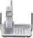 Front Standard. Panasonic - 5.8GHz 2-Line Cordless Phone with Digital Answering System and Caller ID - Silver.