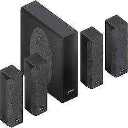 Valerion - ThunderBeat 4.1.2 Wireless Dolby Atmos Home Theater System, 720W Surround Sound, Subwoofer & 4 Speakers, <30ms Latency - Black