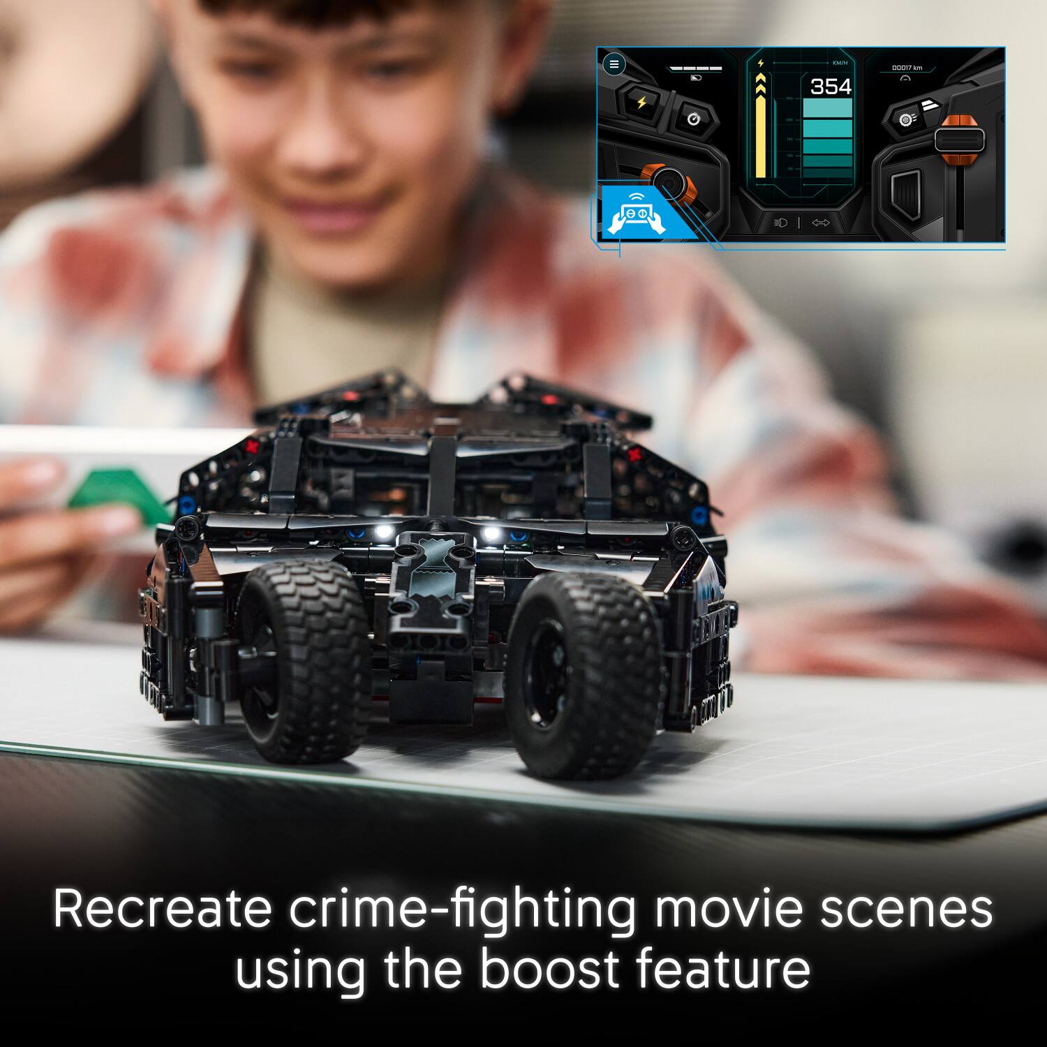 - 354 dds - 80 do
- Recreate crime-fighting movie scenes using the boost feature