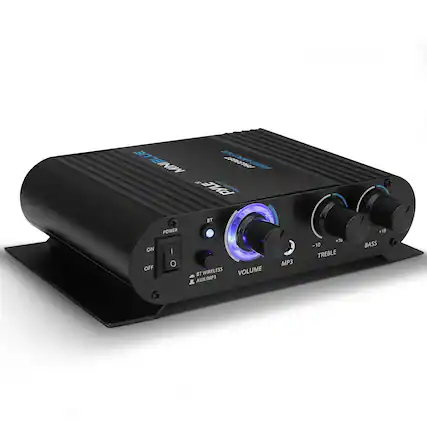 MINI AMP
POWER
ON/OFF
BT WIRELESS
AUX/MP3
VOLUME
MP3
TREBLE
BASS