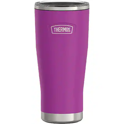 Front. Thermos - Thermos 24. oz Icon Insulated Stainless Steel Tumbler - Plum - Plum.