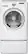 Front Standard. LG - 4.2 Cu. Ft. 9-Cycle SteamWasher - White.