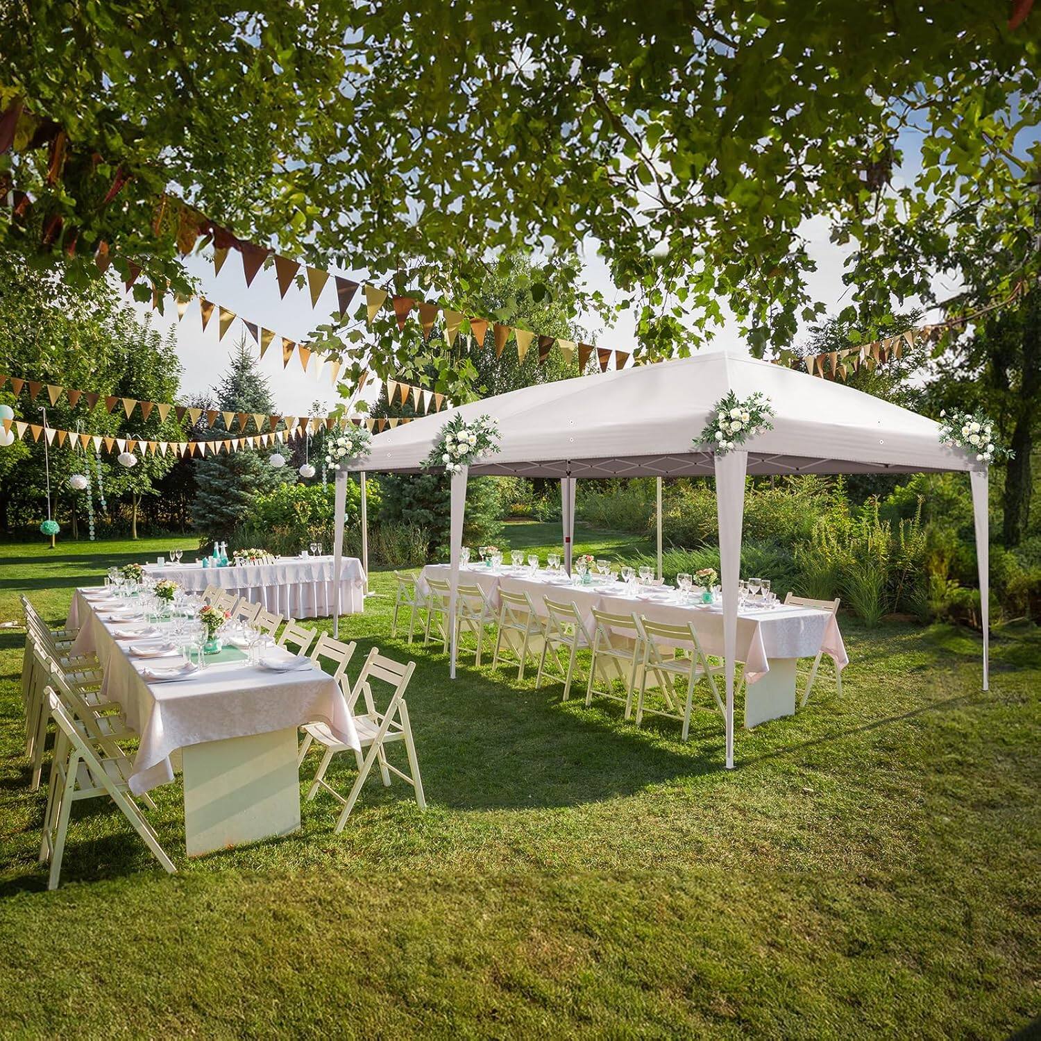 Alt View 1. Winado - 10x20ft Pop Up Canopy Tent, Outdoor Instant Shelter Folding Canopy with 6 Side Walls and Carry Bag for Commercial Events.