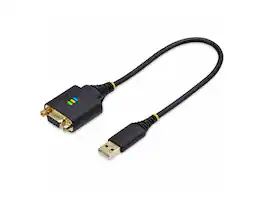 StarTech.com - StarTech 1ft (30cm) USB to Null Modem Serial Adapter Cable 1P1FFCN-USB-SERIAL