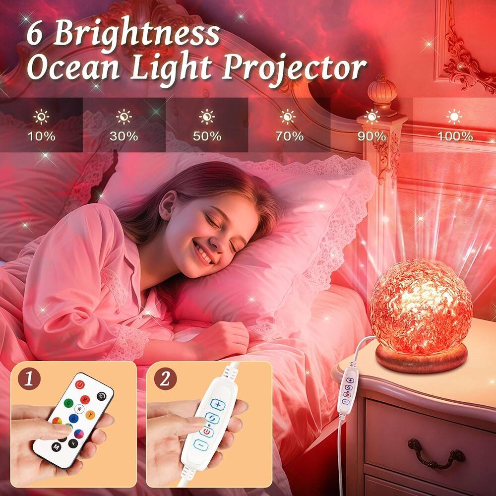 6 Brightness Ocean Light Projector

10% 30% 50% 70% 90% 100%

1 2

M C R 5 & Y x a 2 + 0 G - 02