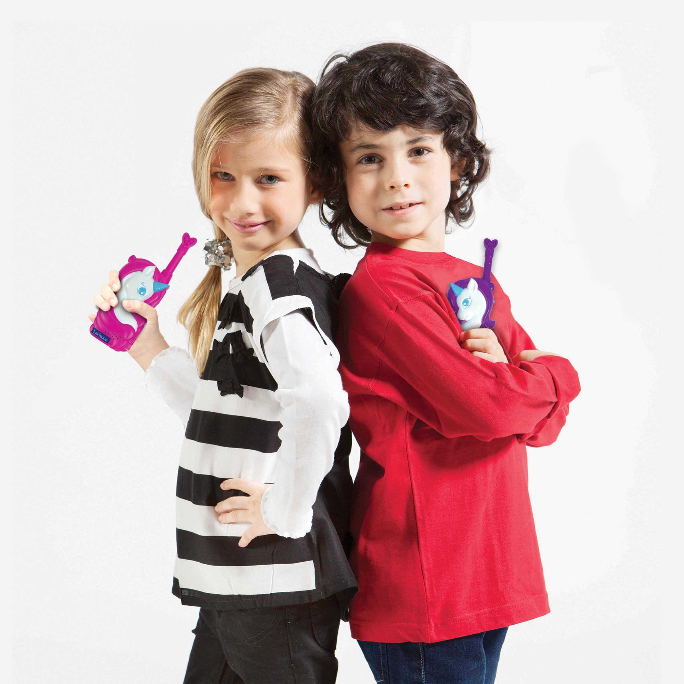 Alt View 4. Lexibook - 3D UNICORN Walkie Talkies - PINK.
