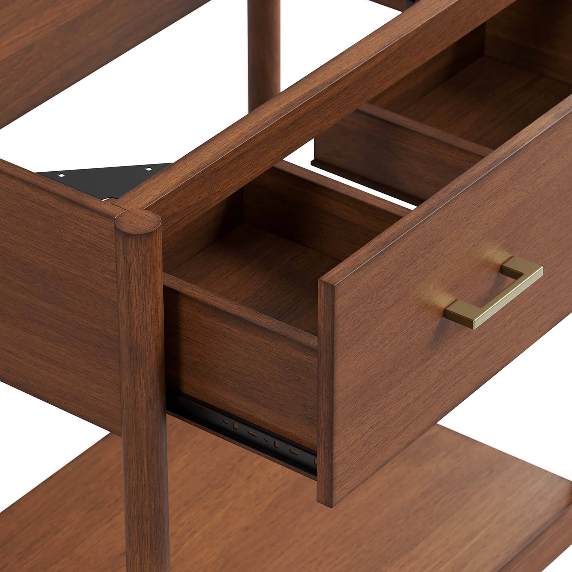 Alt View 6. Modway - Zaire Bathroom Cabinet Basin Not Included by Modway - Walnut.