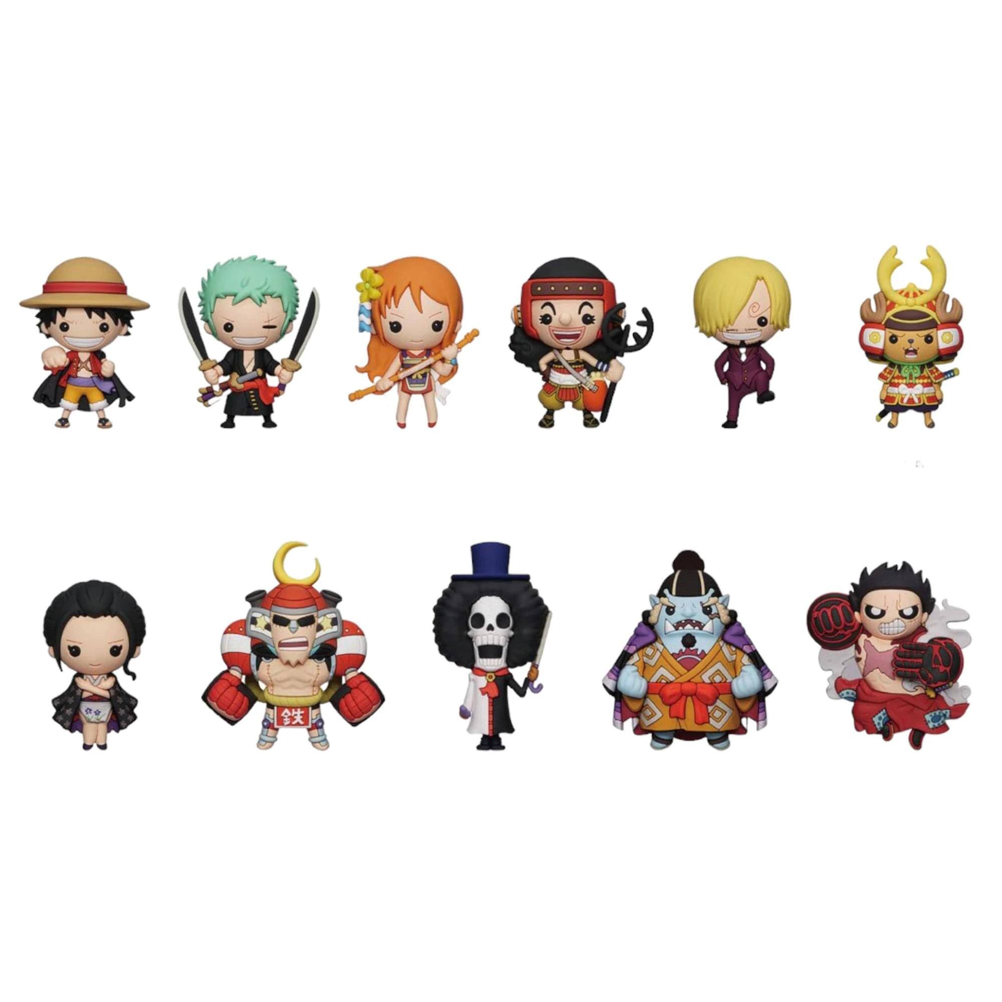 Alt View 1. Monogram - One Piece Series 3 3D Foam Bag Clip | 1 Random - Multi-Color.