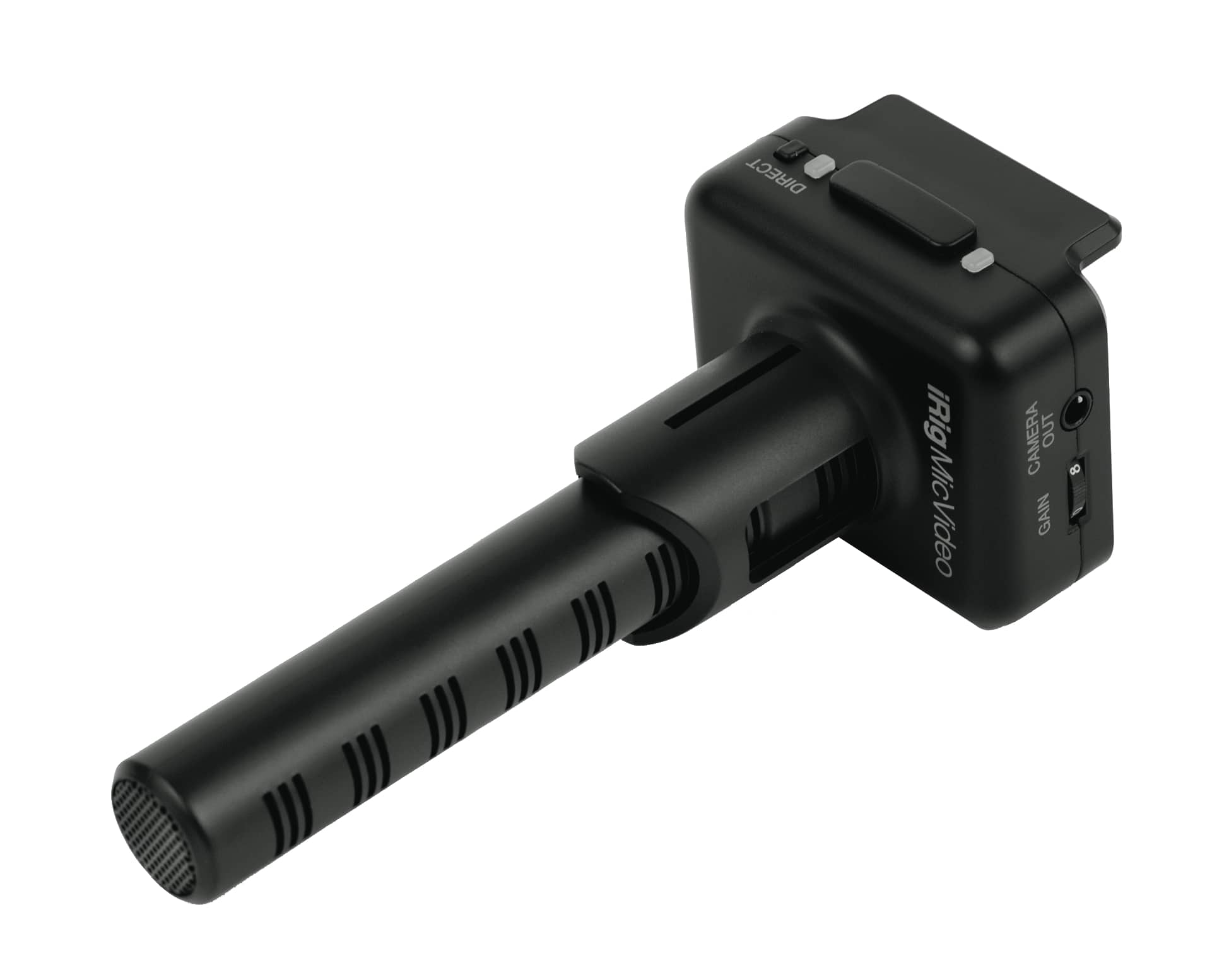 IK Multimedia - iRig Mic Video Bundle w/ Shotgun Mic & Smartphone Grip, w/ iKlip Pro Handgrip & Stand, Focused Audio for Run & Gun Film