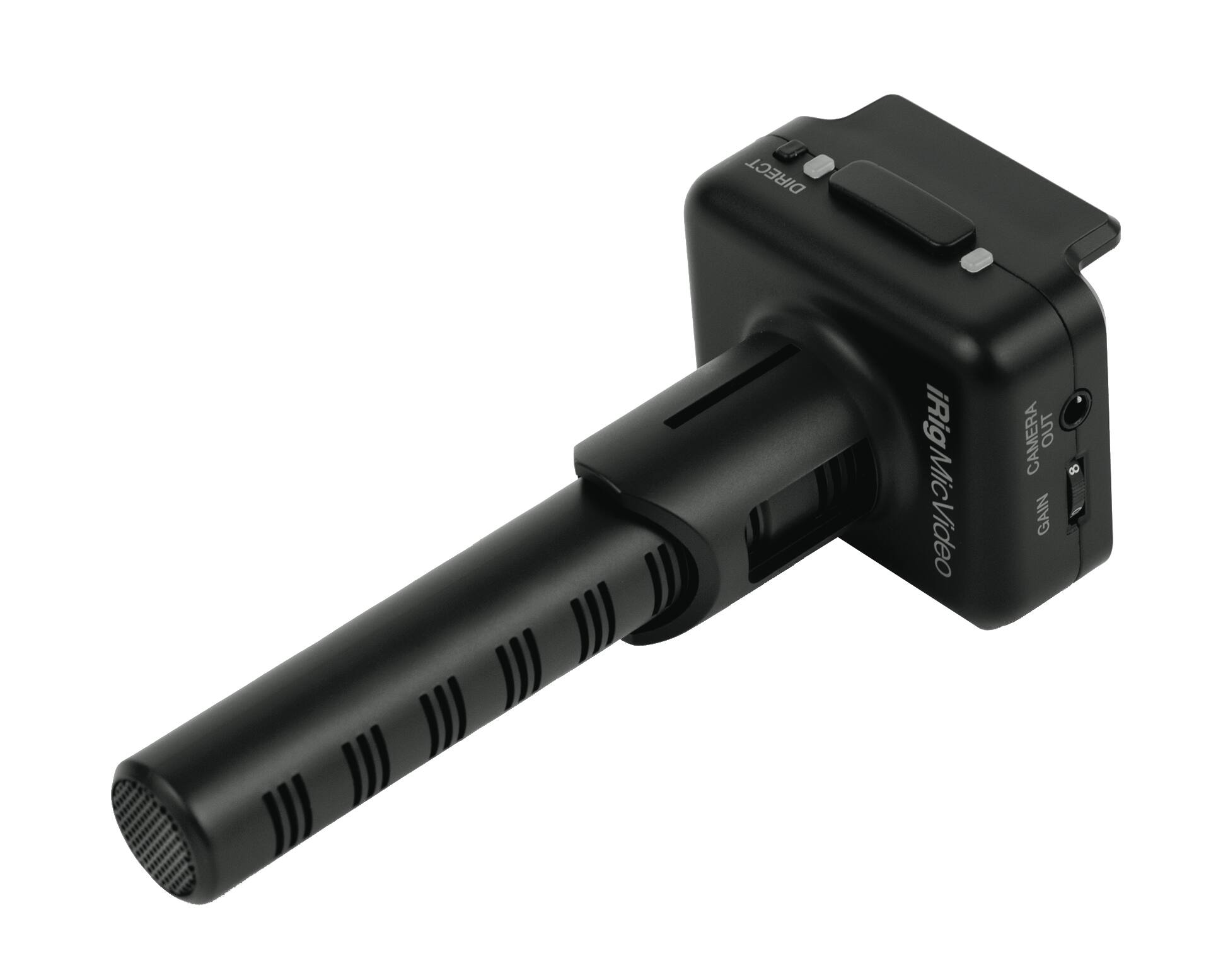 IK Multimedia - iRig Mic Video Bundle w/ Shotgun Mic & Smartphone Grip, w/ iKlip Pro Handgrip & Stand, Focused Audio for Run & Gun Film