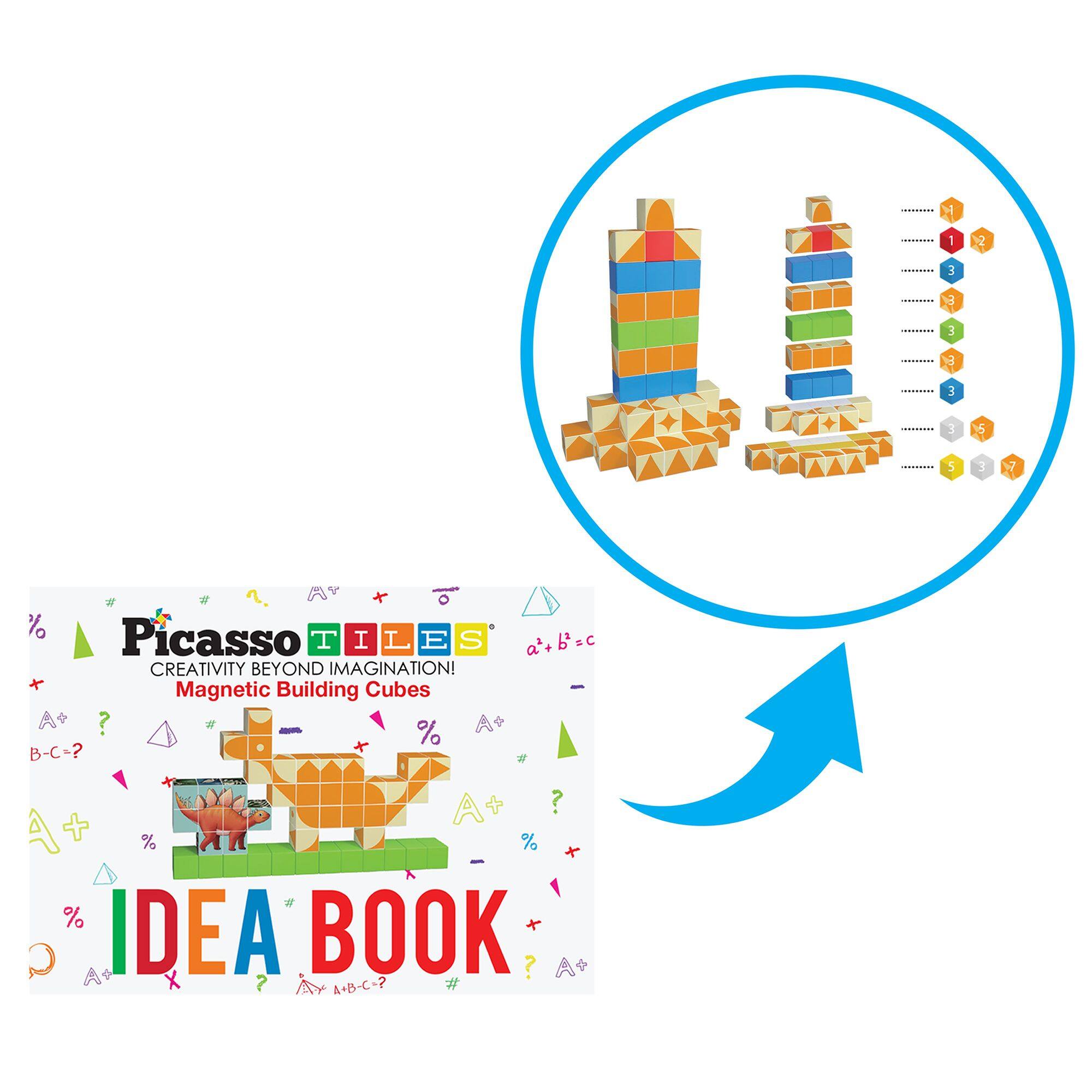 Picasso TILES  
CREATIVITY BEYOND IMAGINATION!  
Magnetic Building Cubes  

IDEA BOOK
