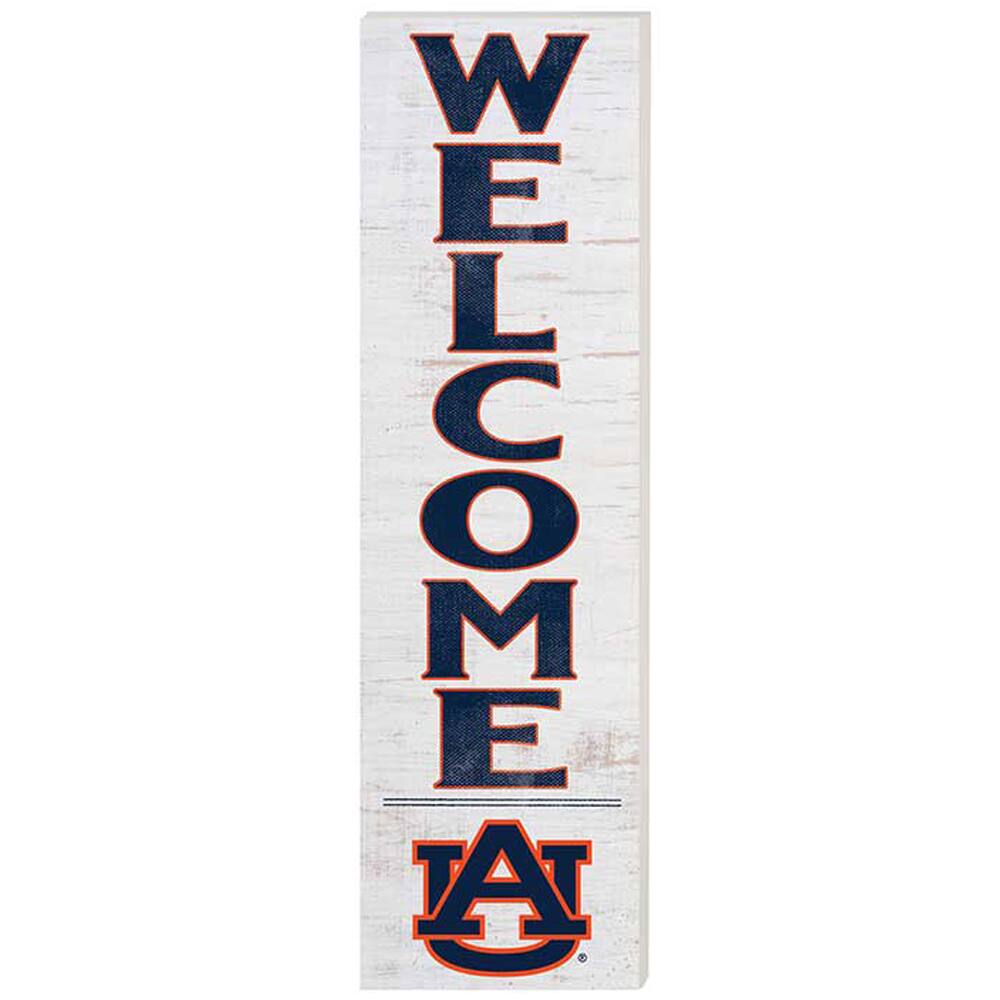 Auburn Tigers 10'' x 35'' Indoor/Outdoor Welcome Sign