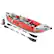 Front. Intex - Excursion Pro Inflatable 2 Person Vinyl Kayak with 2 Oars and Pump - Red.