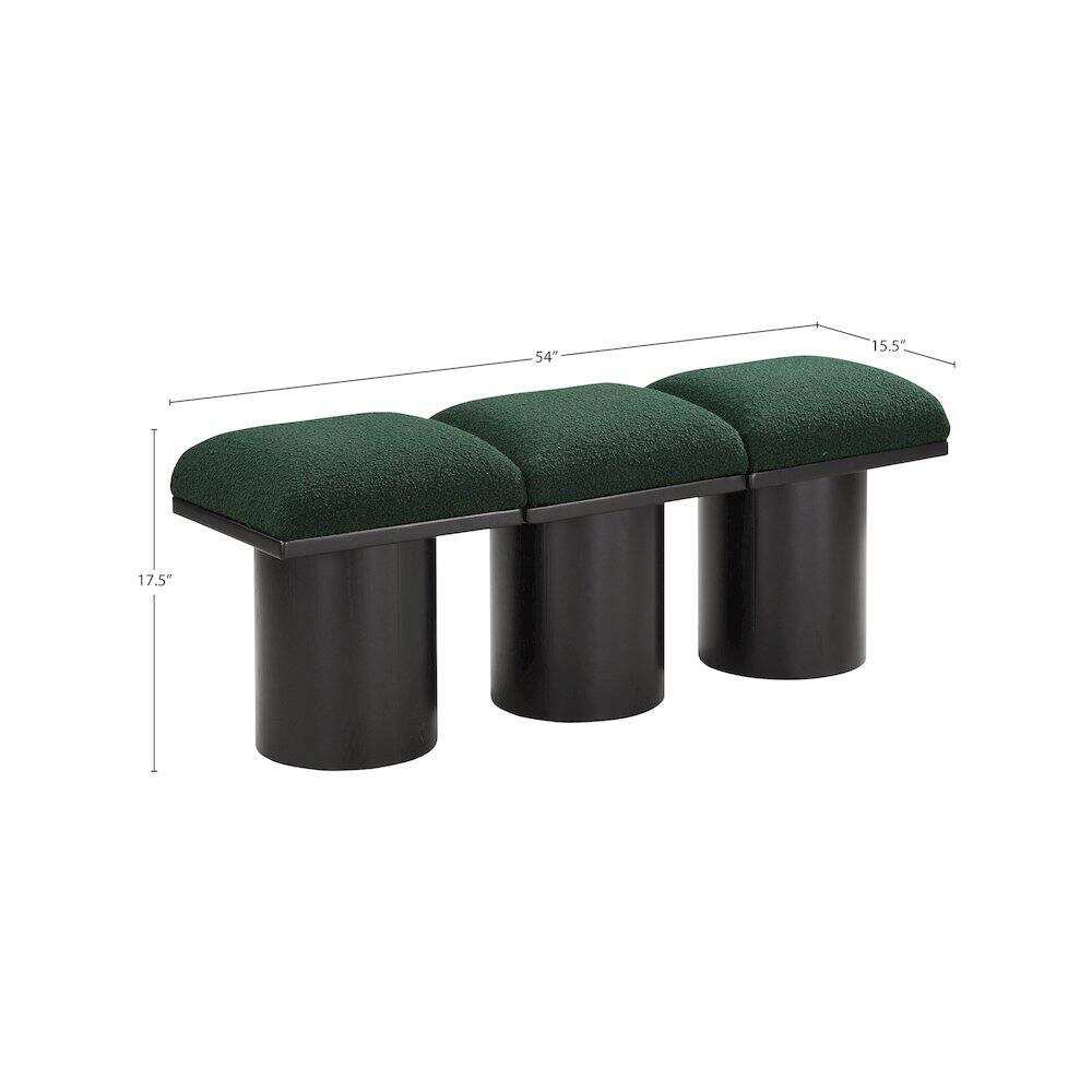 54" (width)  
15.5" (depth)  
17.5" (height)