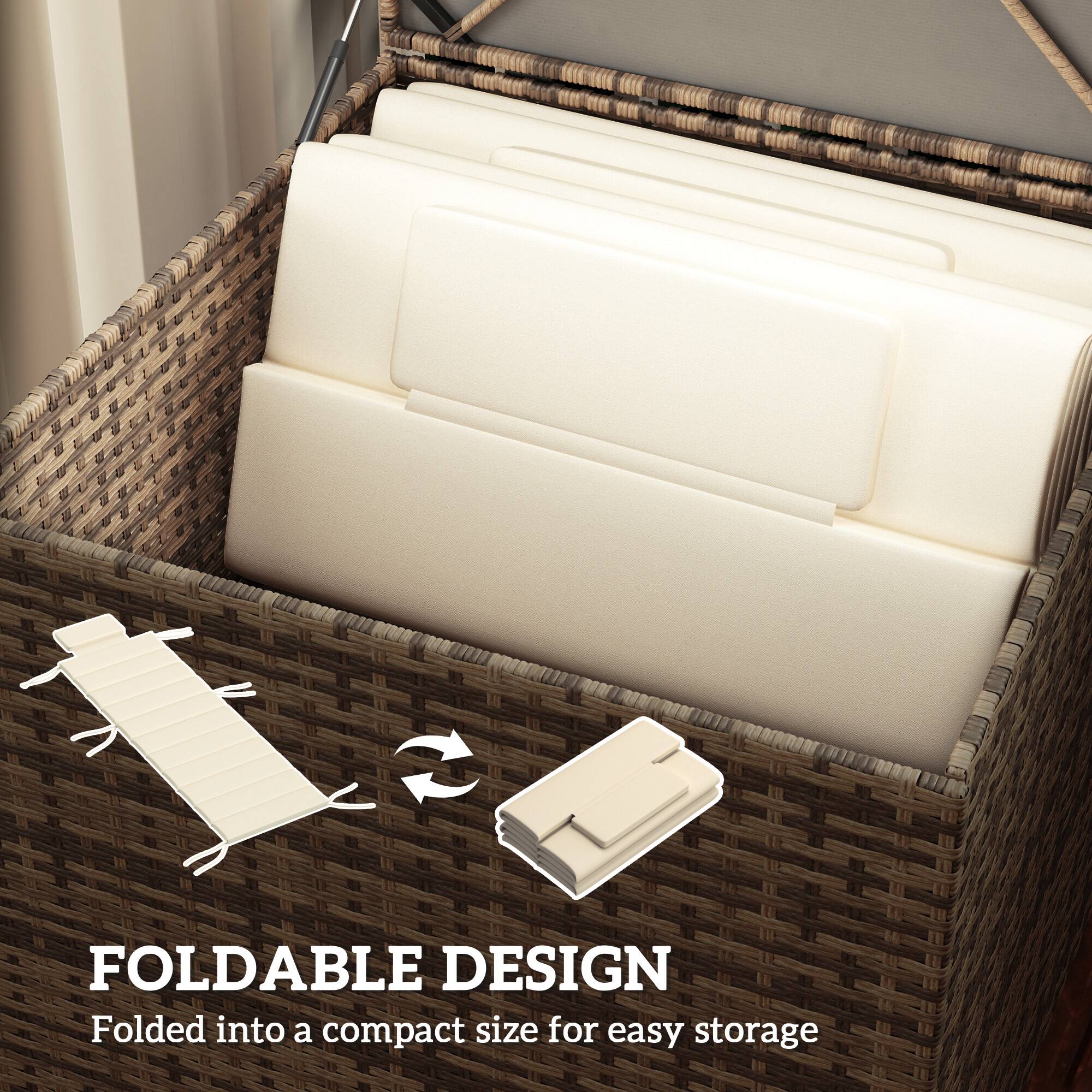 FOLDABLE DESIGN

Folded into a compact size for easy storage