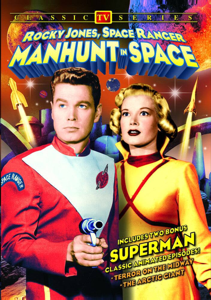 Front. Rocky Jones, Space Ranger - Manhunt In Space (Plus Two - DVD.