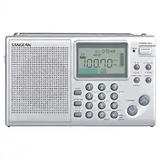 SANGEAN
POWER
Charge
FINE TUNE
FM
100.70 MHz
SIGNAL
Band Width
B-W
LOCAL/DX
0-5
0-40
FINE TUNE
DISPLAY
BAND
SW METER
ATS
PAGE
MENU
1
2
3
SOLCH
T-MUTE
S-MUTE
4
5
6
9/10K STEP
AGC
TUNING
7
8
9
Cor
12/24H
LIGHT
M
0
FREQ
TIME
M.DEL
ENTER