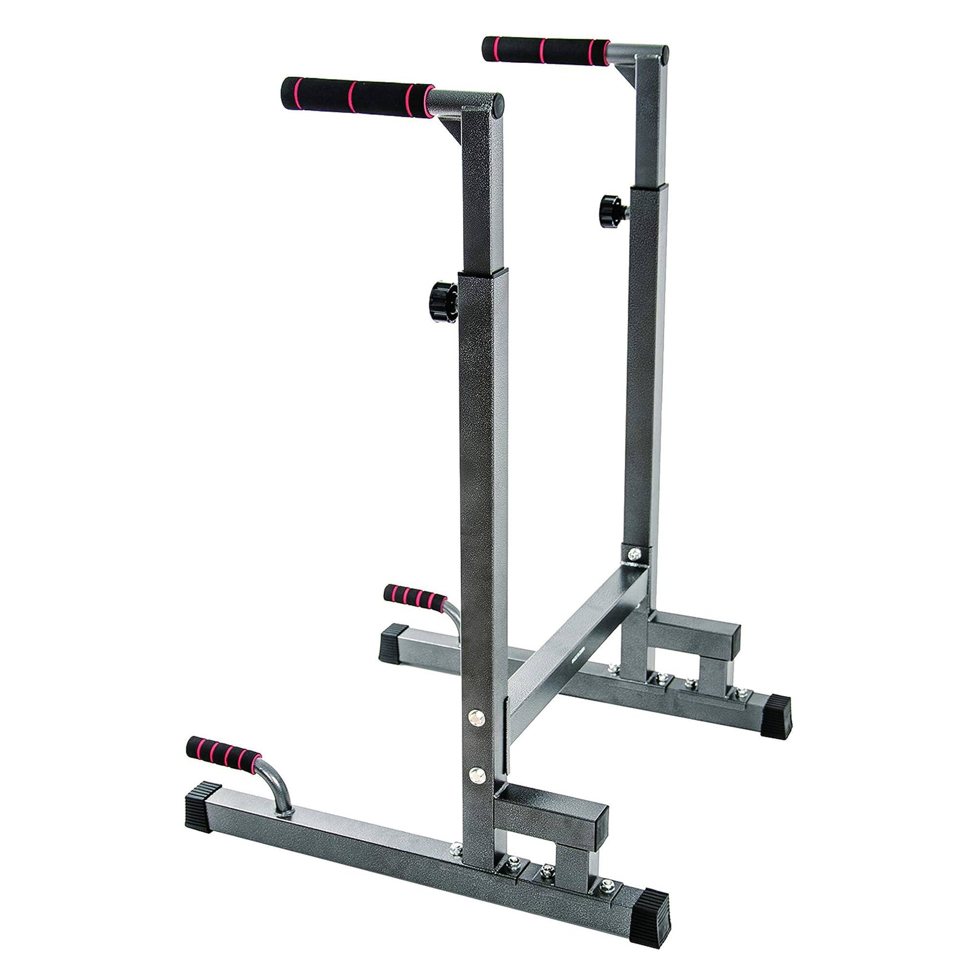 Alt View 5. BalanceFrom Fitness - BalanceFrom Multi Function Home Gym Exercise Dip Stand, 500lb Capacity, Gray - Gray.
