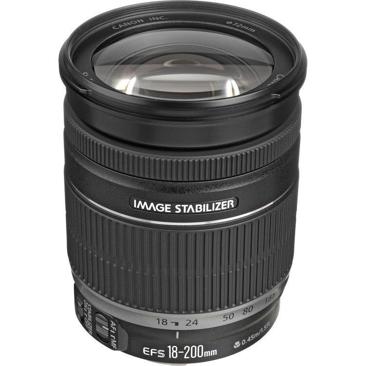 CANON INC. 72mm IMAGE STABILIZER 1101 BIL 321 / AFI rMF 135 80 18 50 24 0.45m/1.5ft EFS 18-200mm