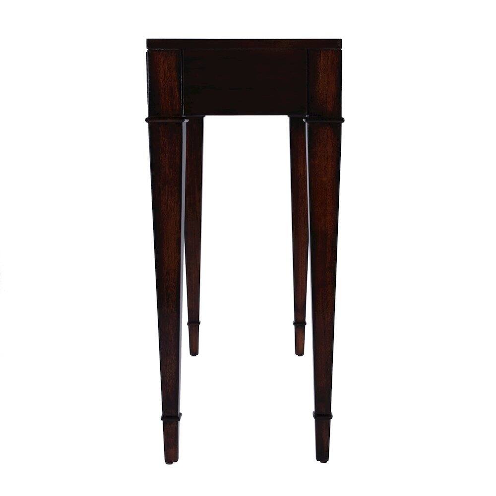 Left. Butler Specialty - Kai 2 Drawer 45" Wood Console Table - Dark Brown.