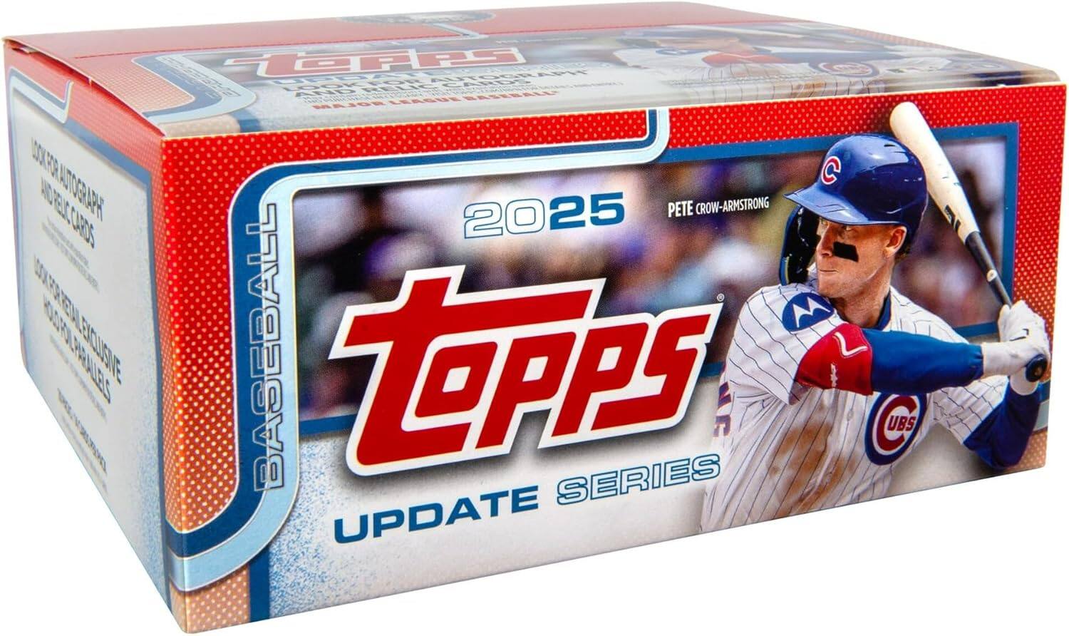 FEPP SEDAT UTOGRAN LODKFOR CARDS ARD BASEBALL WUR LEAGUE OKCGA C AD GR CROW-ARMSTRONG 212% 2025 PETE CROW-ARMSTRONG CS 00R TN M EIOUISINE BASEBALL LPPS L C UBS SERIES UPDATE