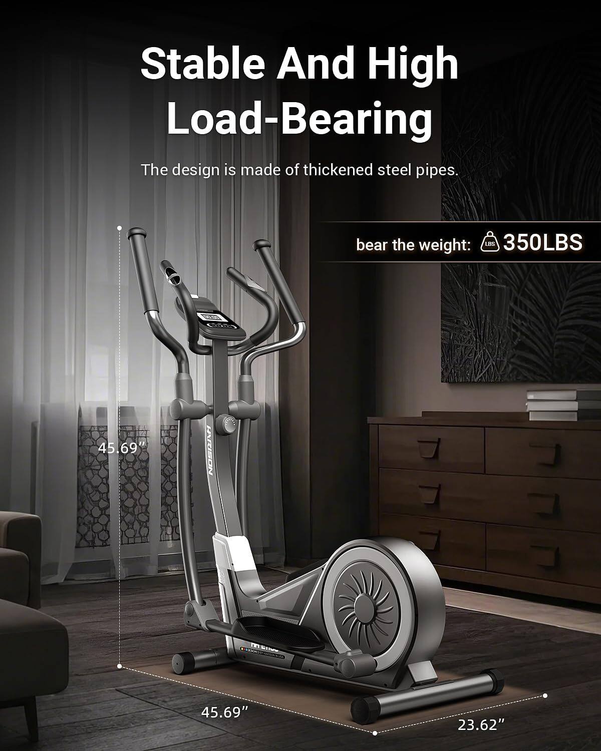 Stable And High Load-Bearing  
The design is made of thickened steel pipes.  
bear the weight: 350LBS  
45.69"  
23.62"