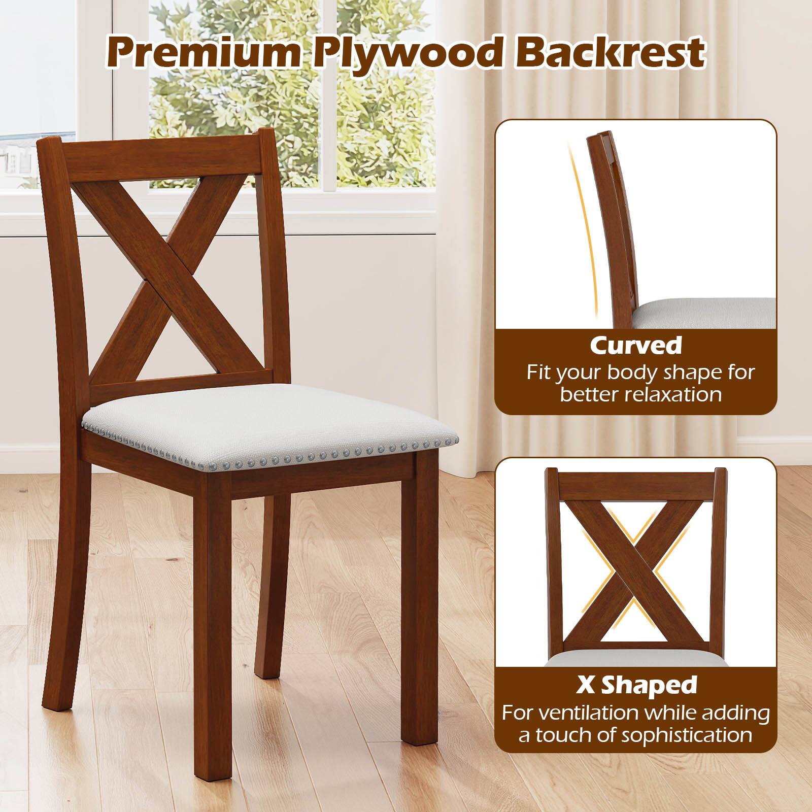 Premium Plywood Backrest

Curved  
Fit your body shape for better relaxation

X Shaped  
For ventilation while adding a touch of sophistication