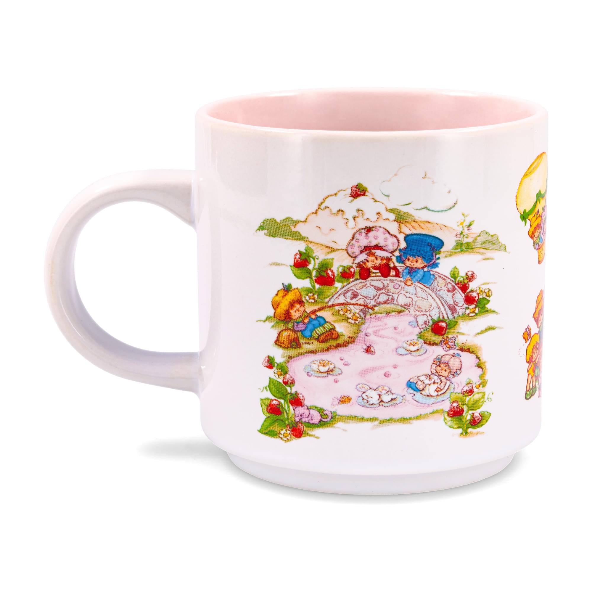 Alt View 10. Silver Buffalo - Strawberry Shortcake "Welcome To Strawberryland" Ceramic Mug | Holds 13 Ounces - White.