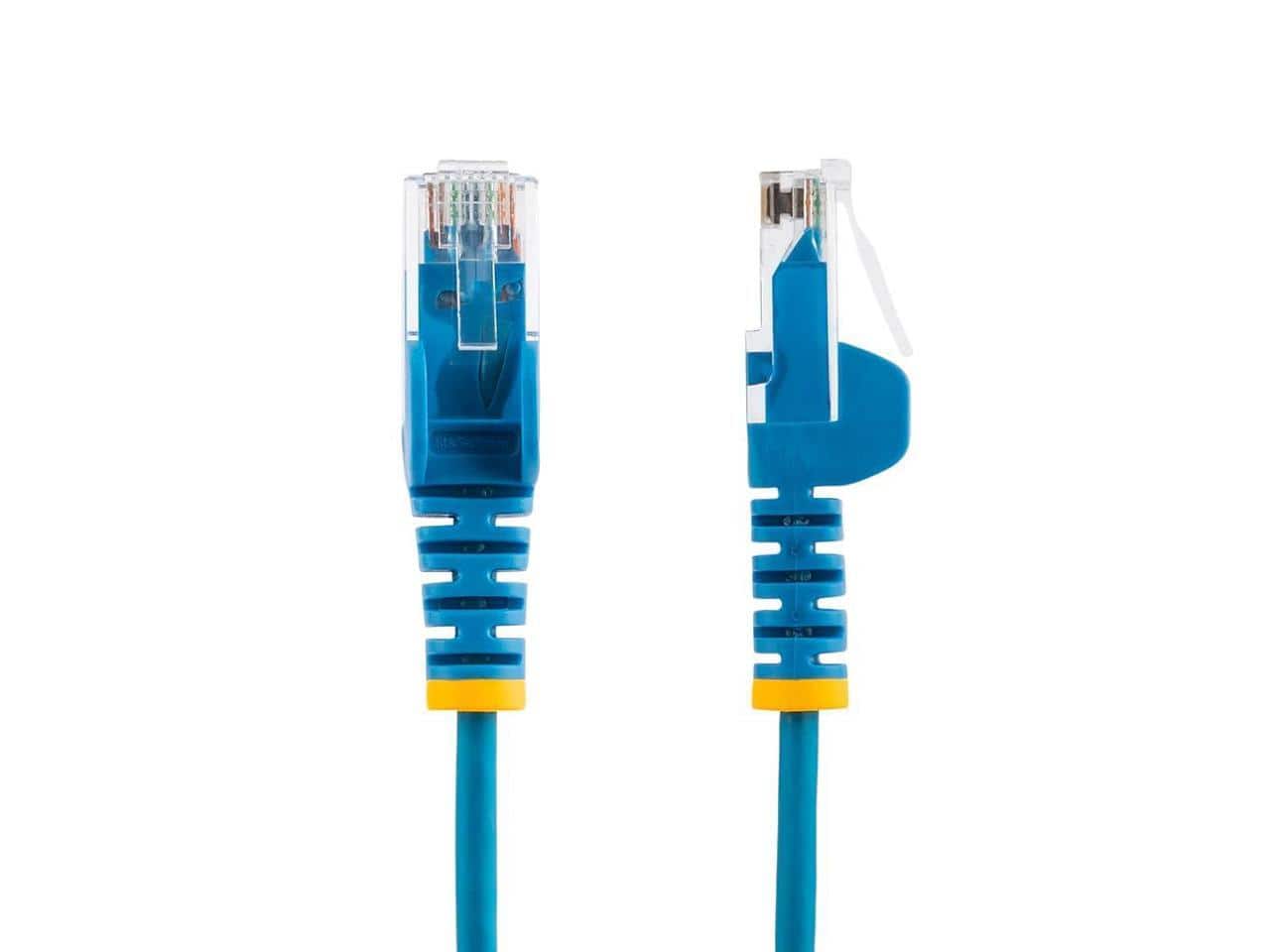 StarTech.com - StarTech 5ft Blue Slim CAT6 Ethernet Cable, 100W PoE, UTP, LSZH, Fluke Tested