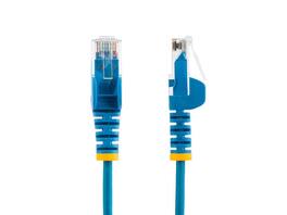 StarTech.com - StarTech 15ft Blue Slim CAT6 Ethernet Cable, 100W PoE, UTP, LSZH, Fluke Tested