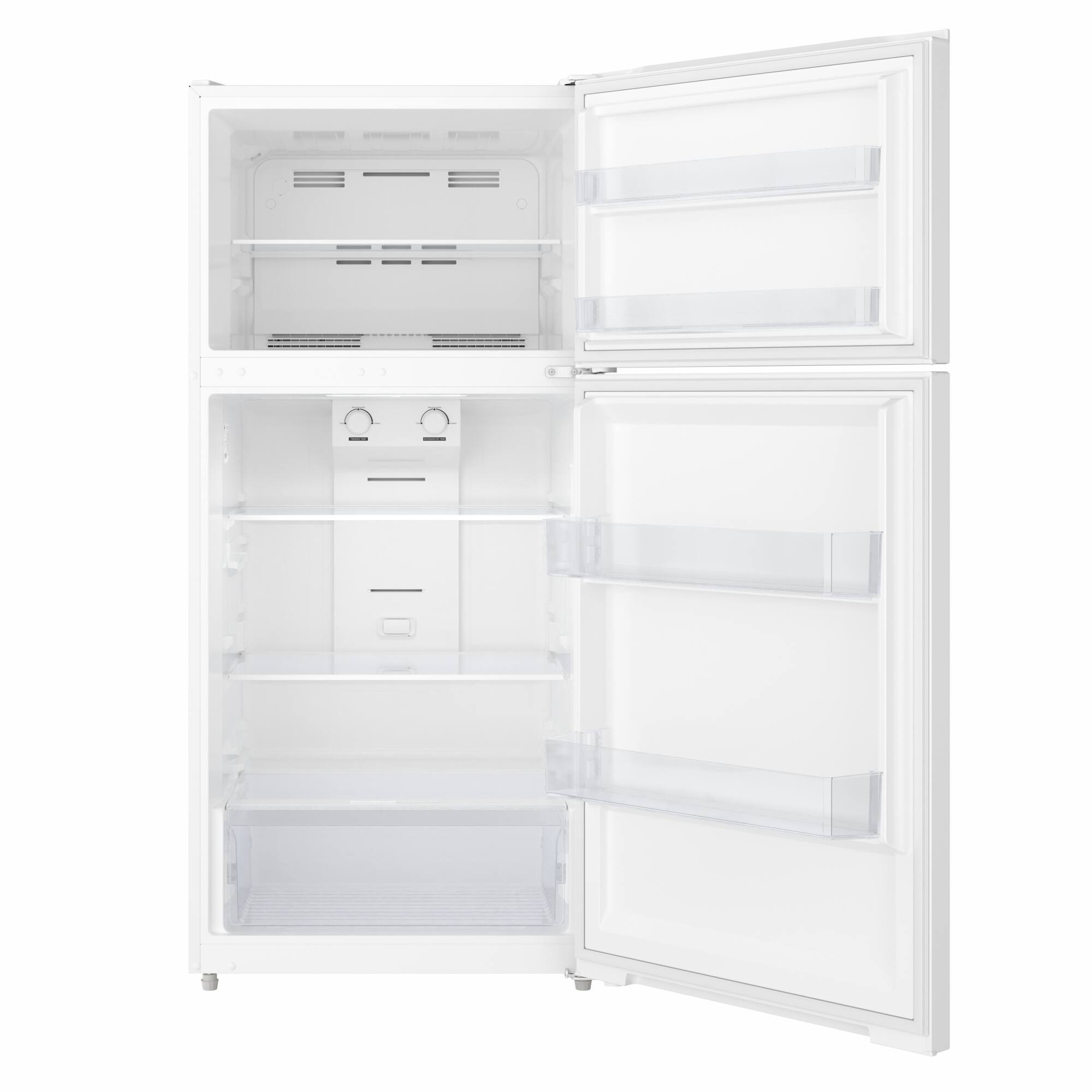 Alt View 3. Koolmore - 28 In. 14 Cu. Ft. Top-Freezer Household Refrigerator in White, Energy Star Certified - White.