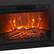 Alt View 10. Ihomeadore - 66" TV Stand with 24" Insert Electric Fireplace and Open Storage Shelves Media Console for TVs up to 75" - Black.