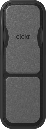 CLCKR - Reflective Phone Grip - Silver & Black