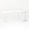 Front. Autonomous - Autonomous Desk 2 L-Shaped Standing Desk Triple Motor 77 x 64 - White.