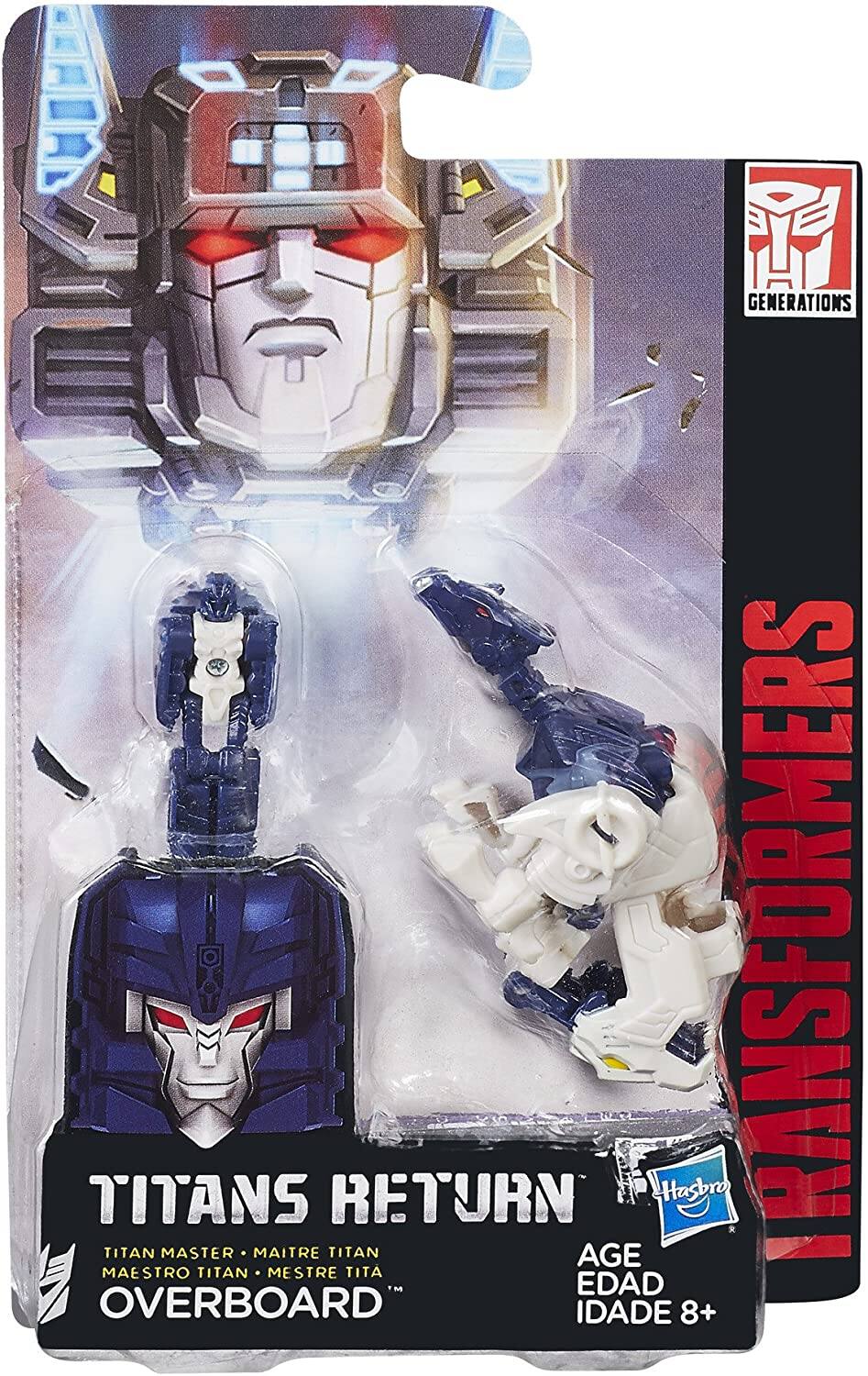 GENERATIONS TITANS RETURN  
TITAN MASTER  
MAITRE TITAN  
MAESTRO TITAN  
MESTRE TITA  
OVERBOARD  
AGE EDAD IDADE 8+