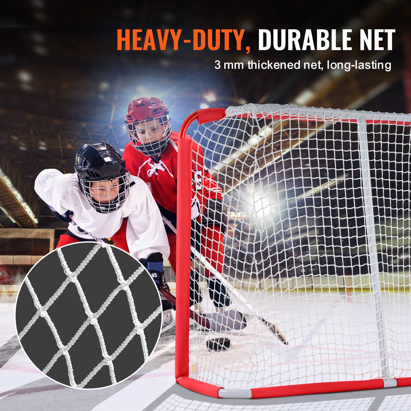 HEAVY-DUTY, DURABLE NET  
3 mm thickened net, long-lasting
