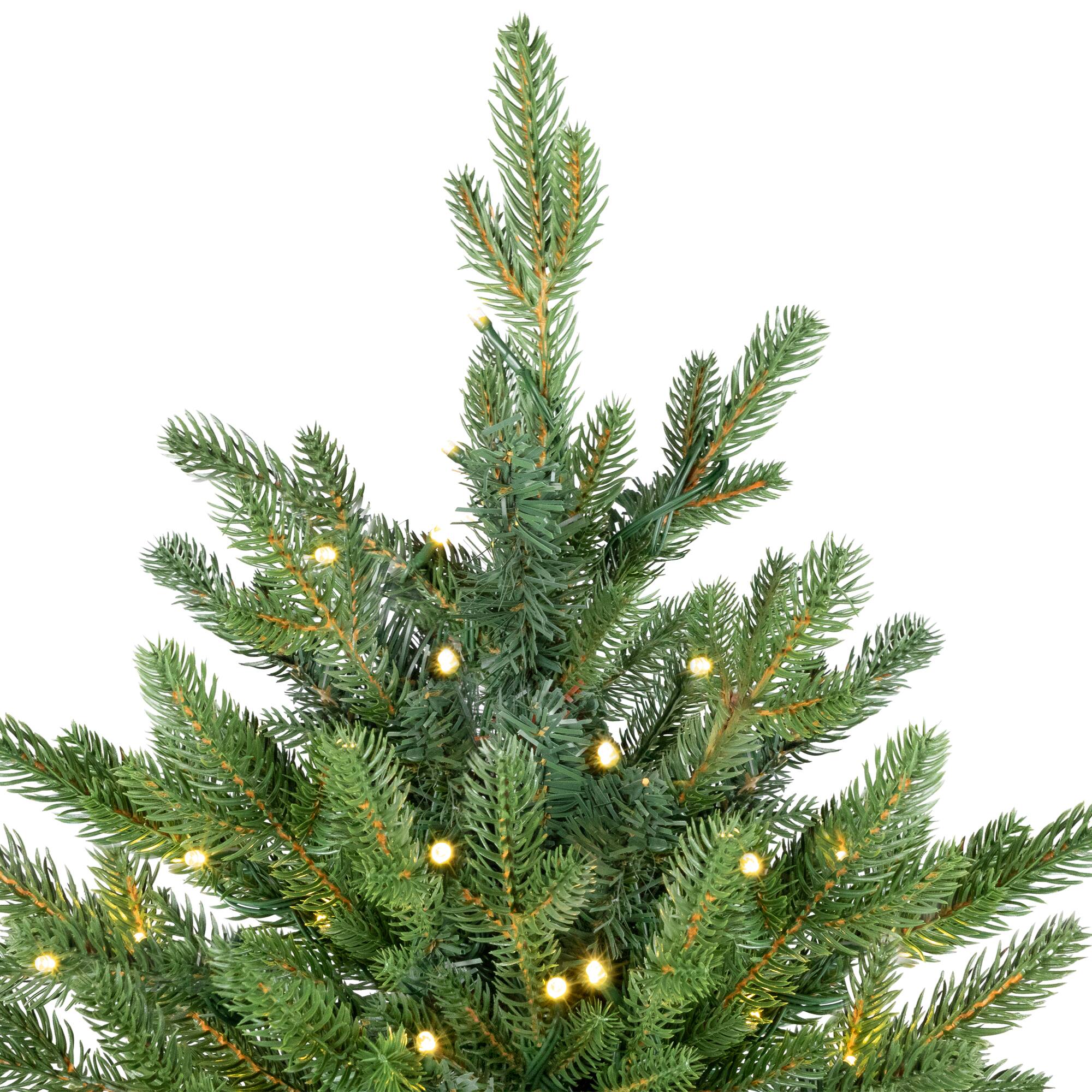 Northlight Real Touch™ Elite Pre Lit Breckenridge Pine IPT Artificial  Christmas Tree 6' Dual Color LED Green 35769326 - Best Buy, image size:900x900