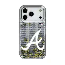 Keyscaper - MLB - Atlanta Braves iPhone Text Backdrop Design Case - 14 - Multicolor