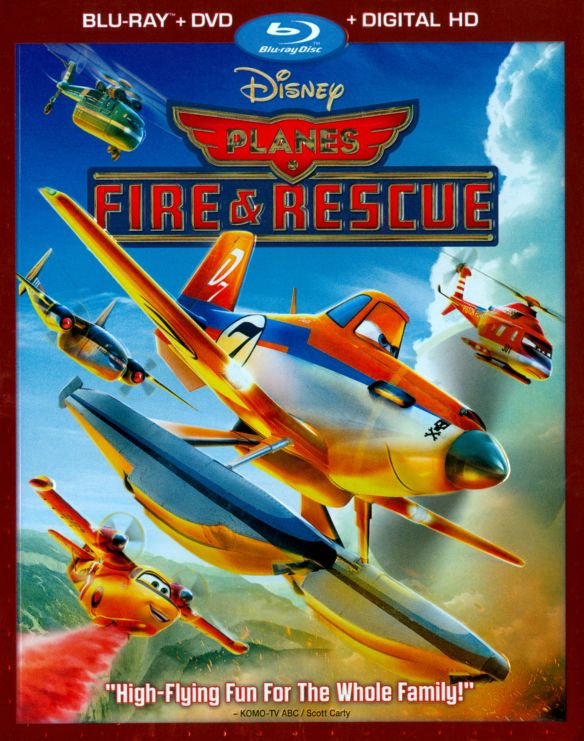  Planes: Fire &amp; Rescue [2 Discs] [Includes Digital Copy] [Blu-ray/DVD] [2014]