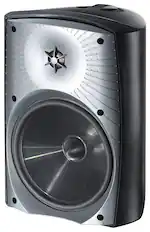 Front. MartinLogan - Installer Series ML-75AW, 2-Way Outdoor Speaker with 7.5” Bass Driver (Pair - Black.