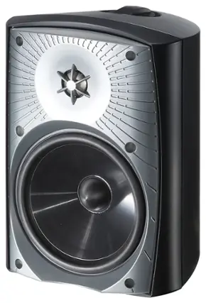 Front. MartinLogan - Installer Series ML-65AW, 2-Way Outdoor Speaker with 6.5” Bass Driver (Pair - Black.