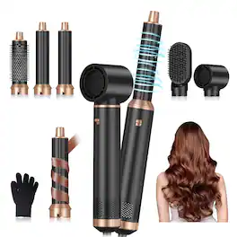 Stylel Star - 5 In 1 Blow Dryer Brush Upgrade Hair Air Curler Curling