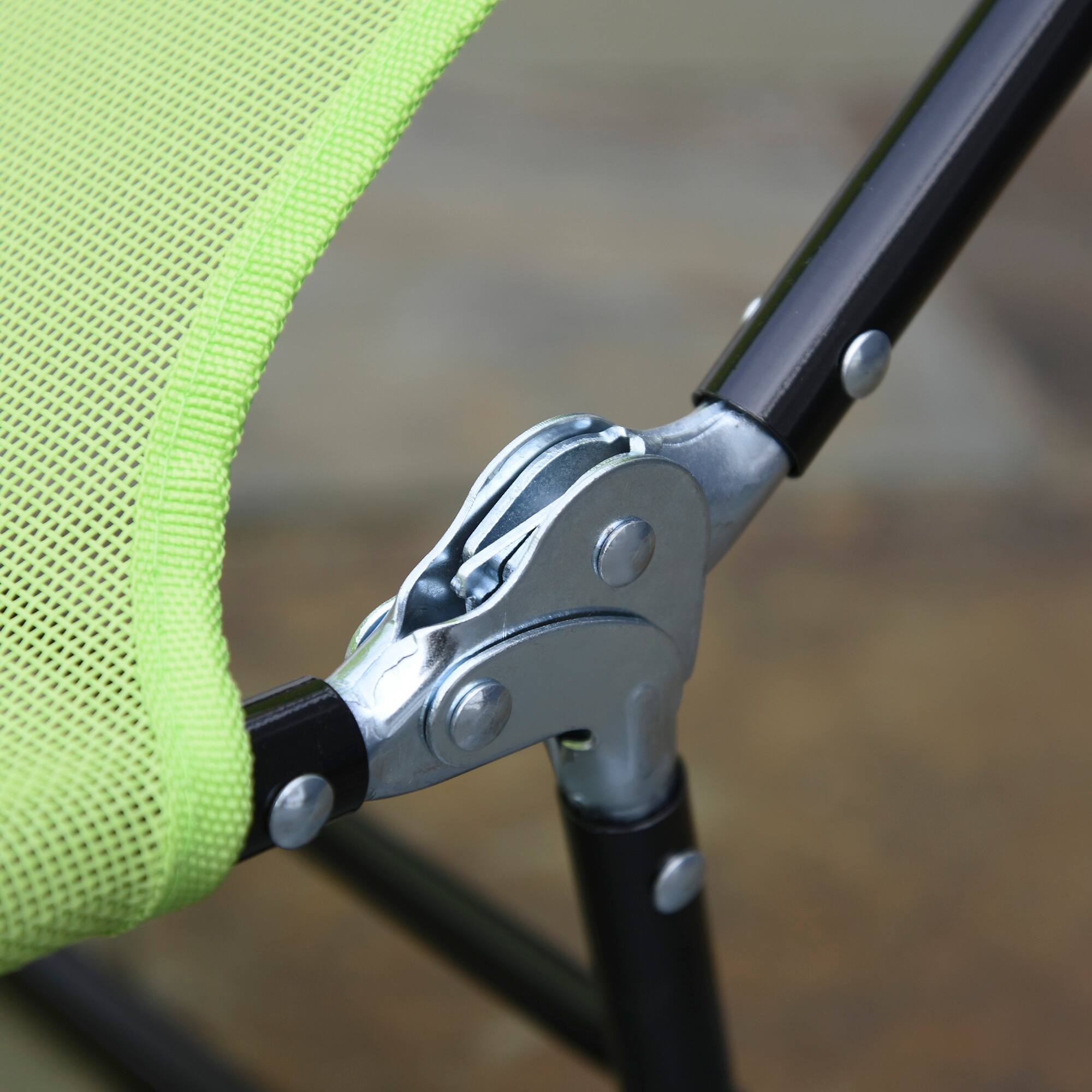 Alt View 7. Outsunny - Folding Chaise Lounge Chair, Pool Sun Tanning Chair, Outdoor Lounge Chair with Reclining Back - Green.