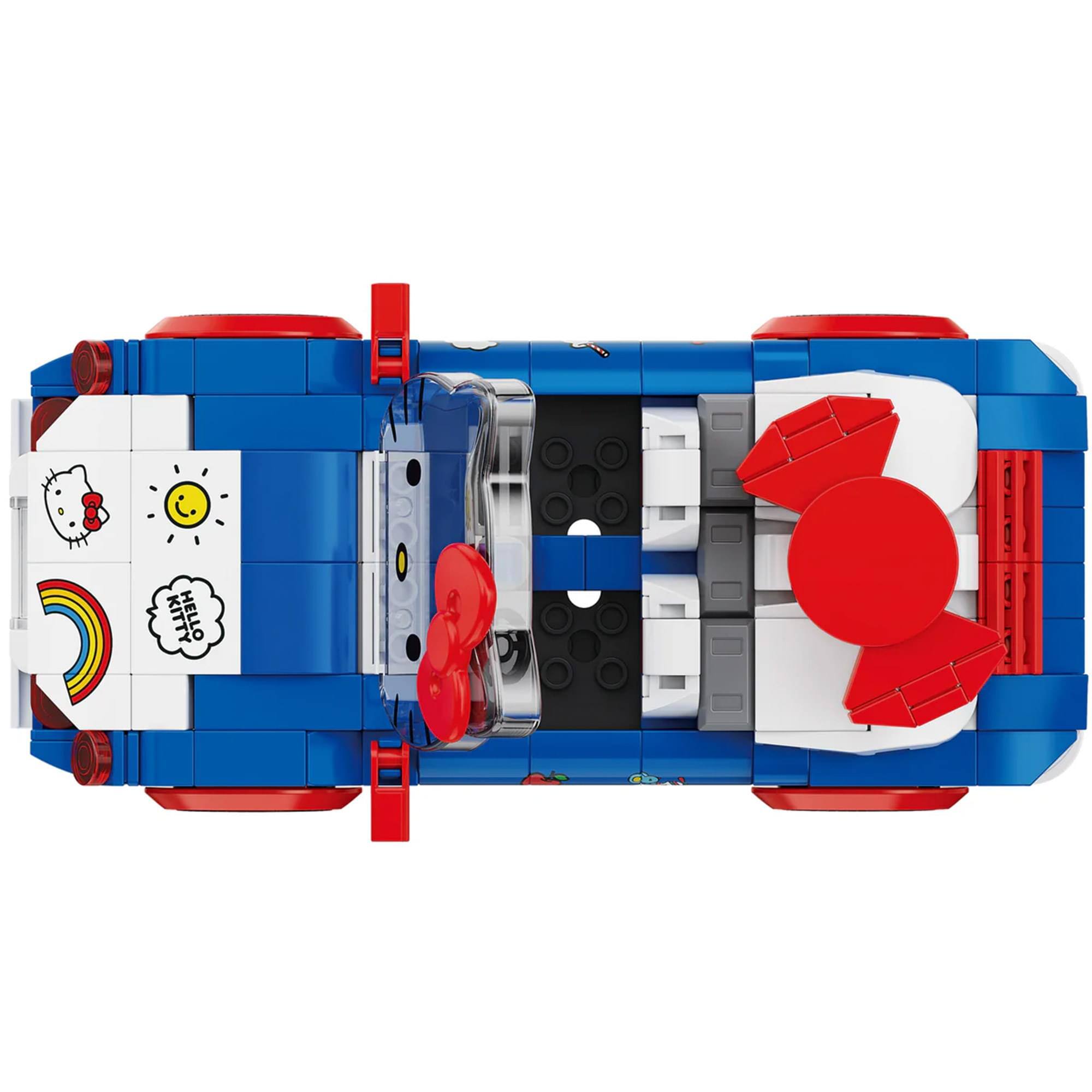 Alt View 2. Brickcraft - Sanrio Hello Kitty Custom Convertible 294-Piece Brickcraft Building Set - Red.