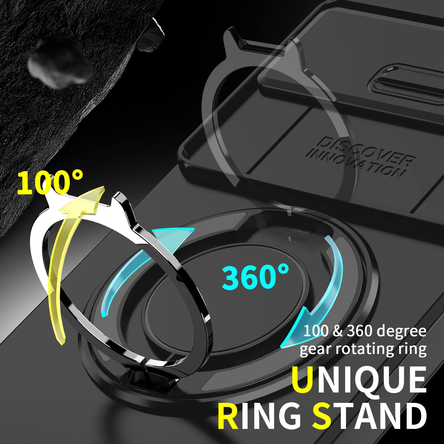 100
AVOMI DISCOVER INNOVATION
360
100 & 360 degree gear rotating ring UNIQUE RING STAND
