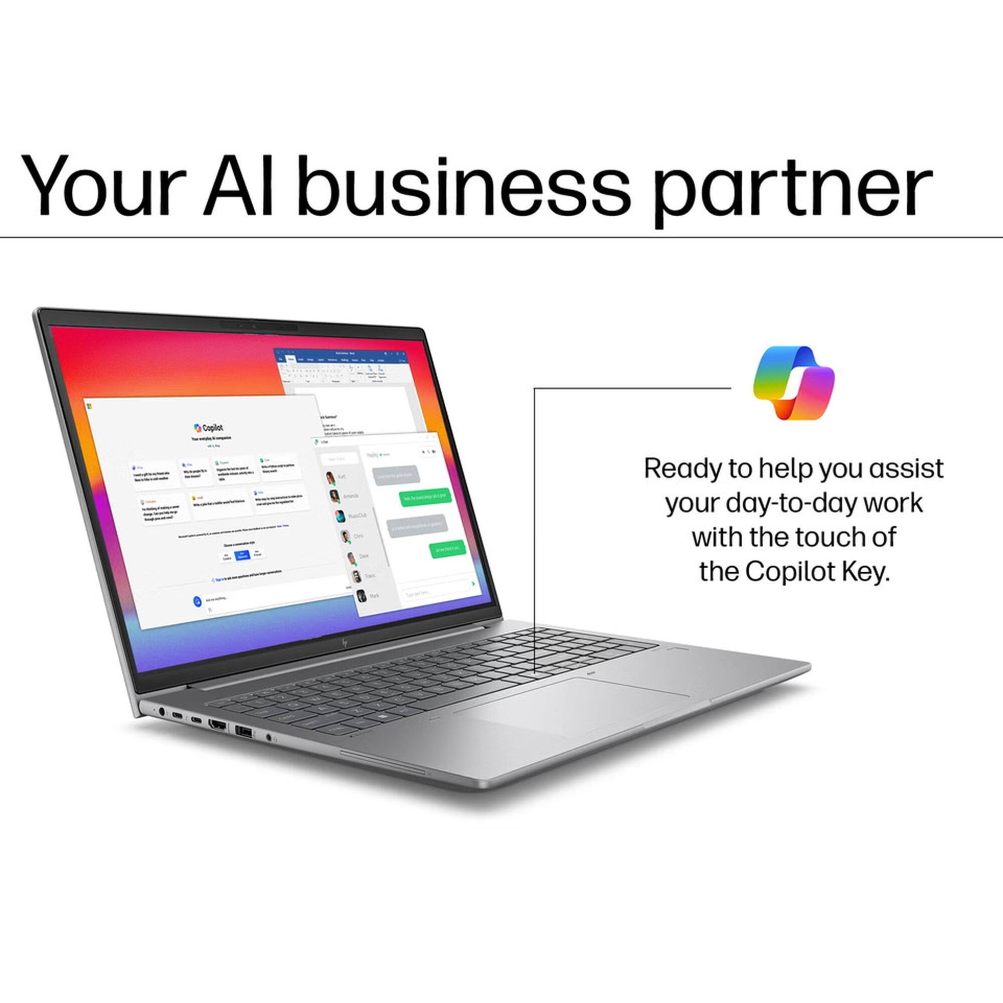 Your AI business partner Copilot Ready to help you assist your day-to-day work with the touch of the Copilot Key.