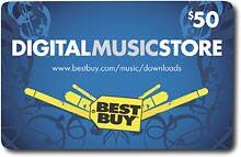 Best Buy Digital Music Store - $50 Download Card-Front_Large 