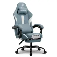 GTPlayer - GT905 Adjustable Gaming Chair with Breathable Fabric - Blue - Front_Zoom