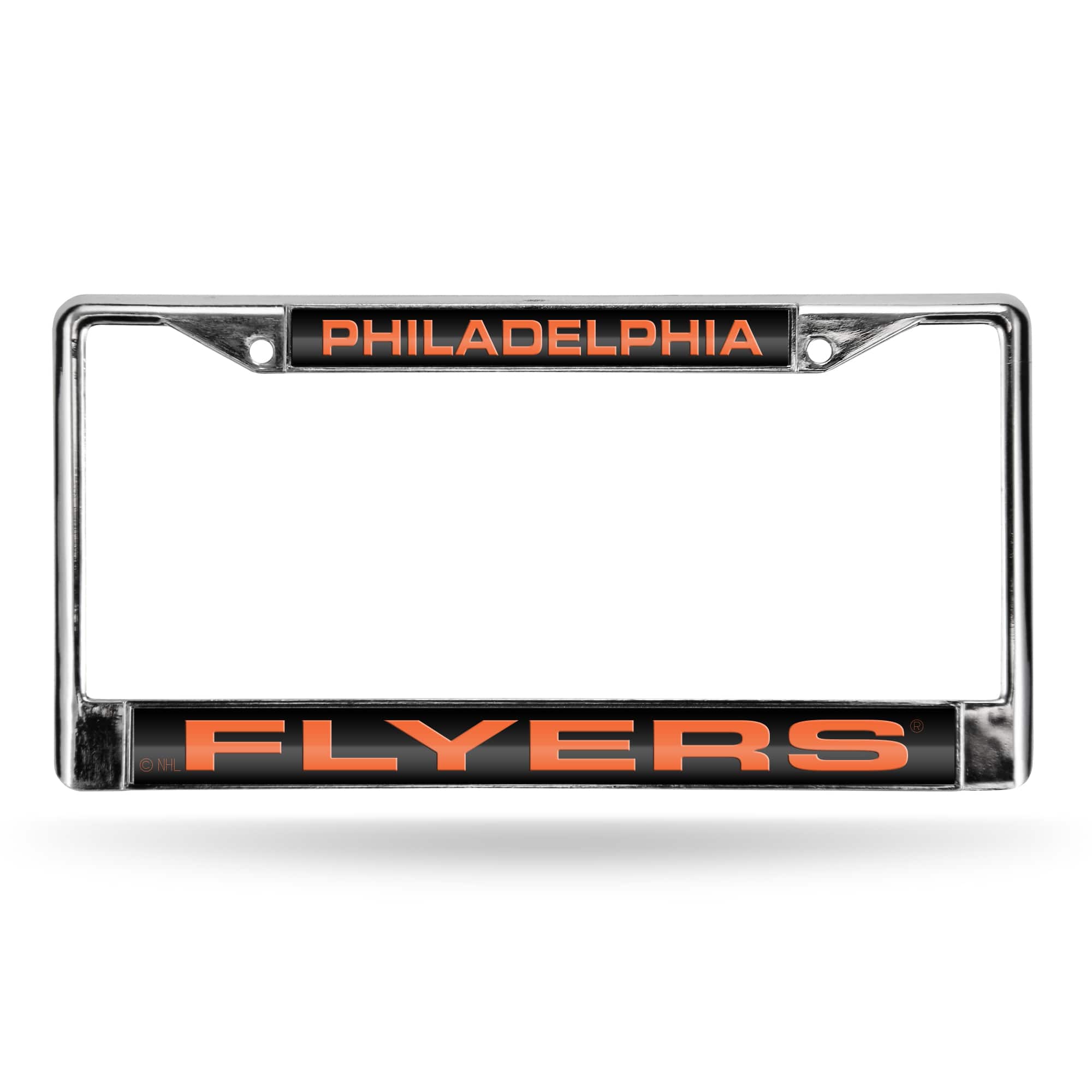 Rico Industries - Philadelphia Flyers Chrome Metal License Plate Frame Holder - Multi