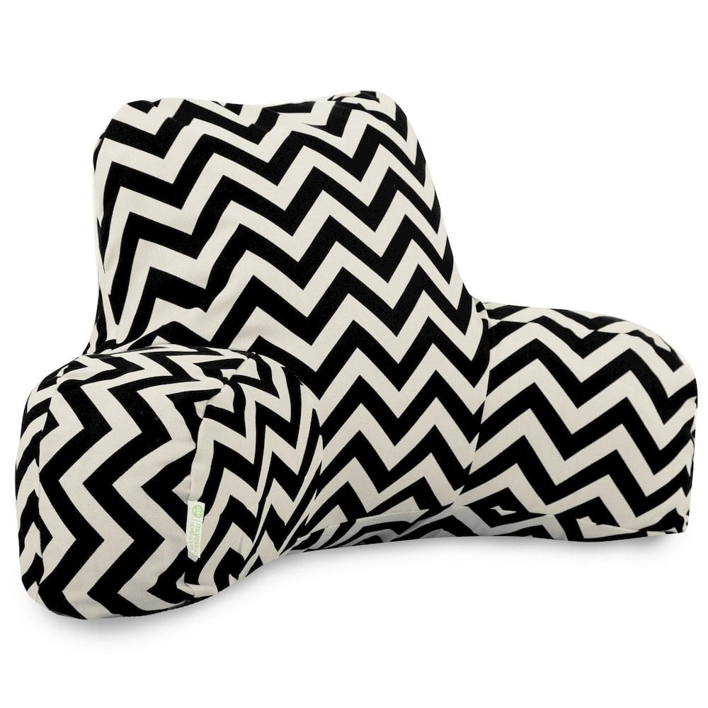 Majestic Home - Reading Pillow Chevron - Black